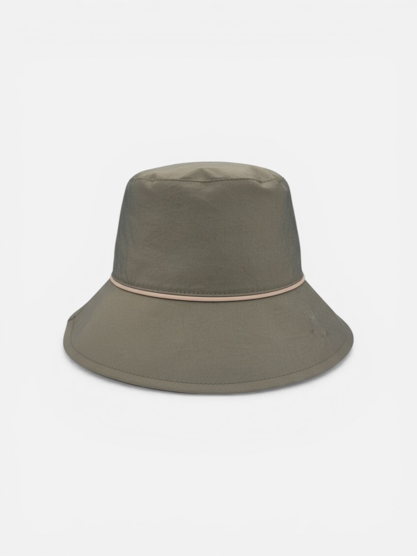 Cappello-pioggia-donna-Lupetta-impermeabile-beige-opaco-Cappelleria-Bertacchi