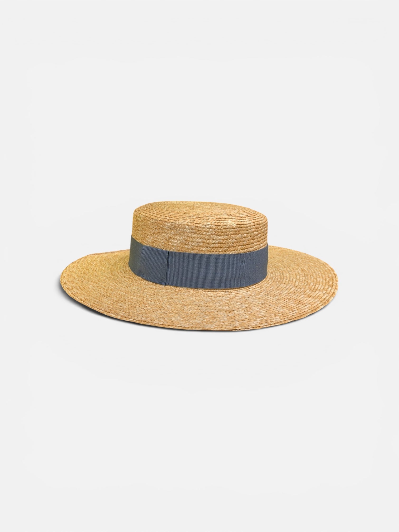 Cappello estivo da donna Gondola E a testa piatta con tesa dritta