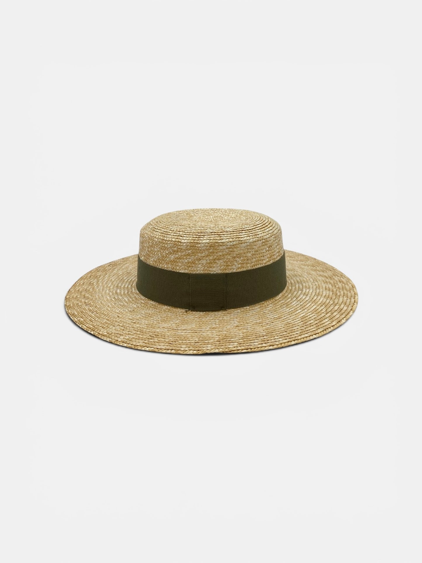 Cappello estivo da donna Gondola E a testa piatta con tesa dritta