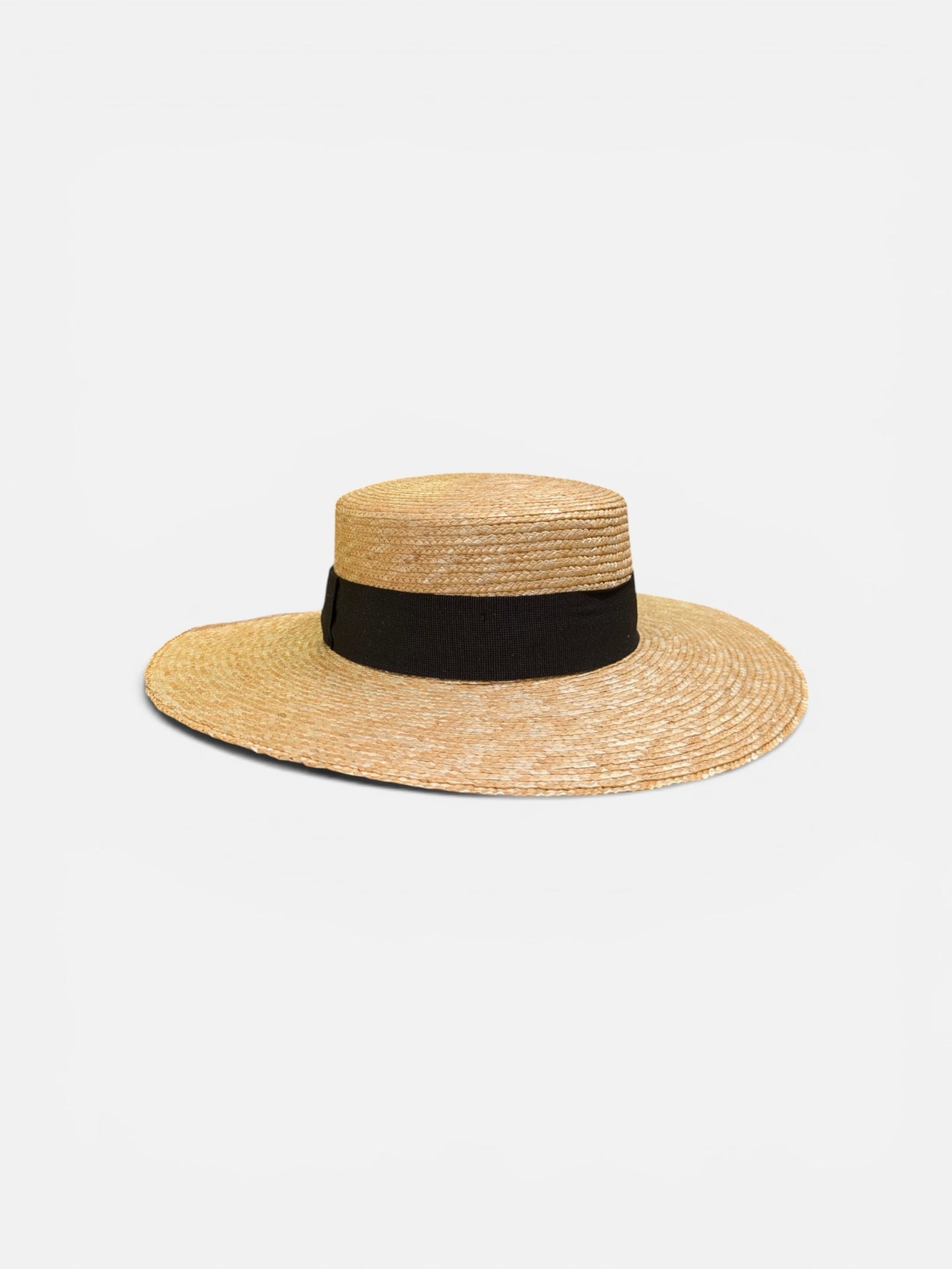 Cappello estivo da donna Gondola E a testa piatta con tesa dritta