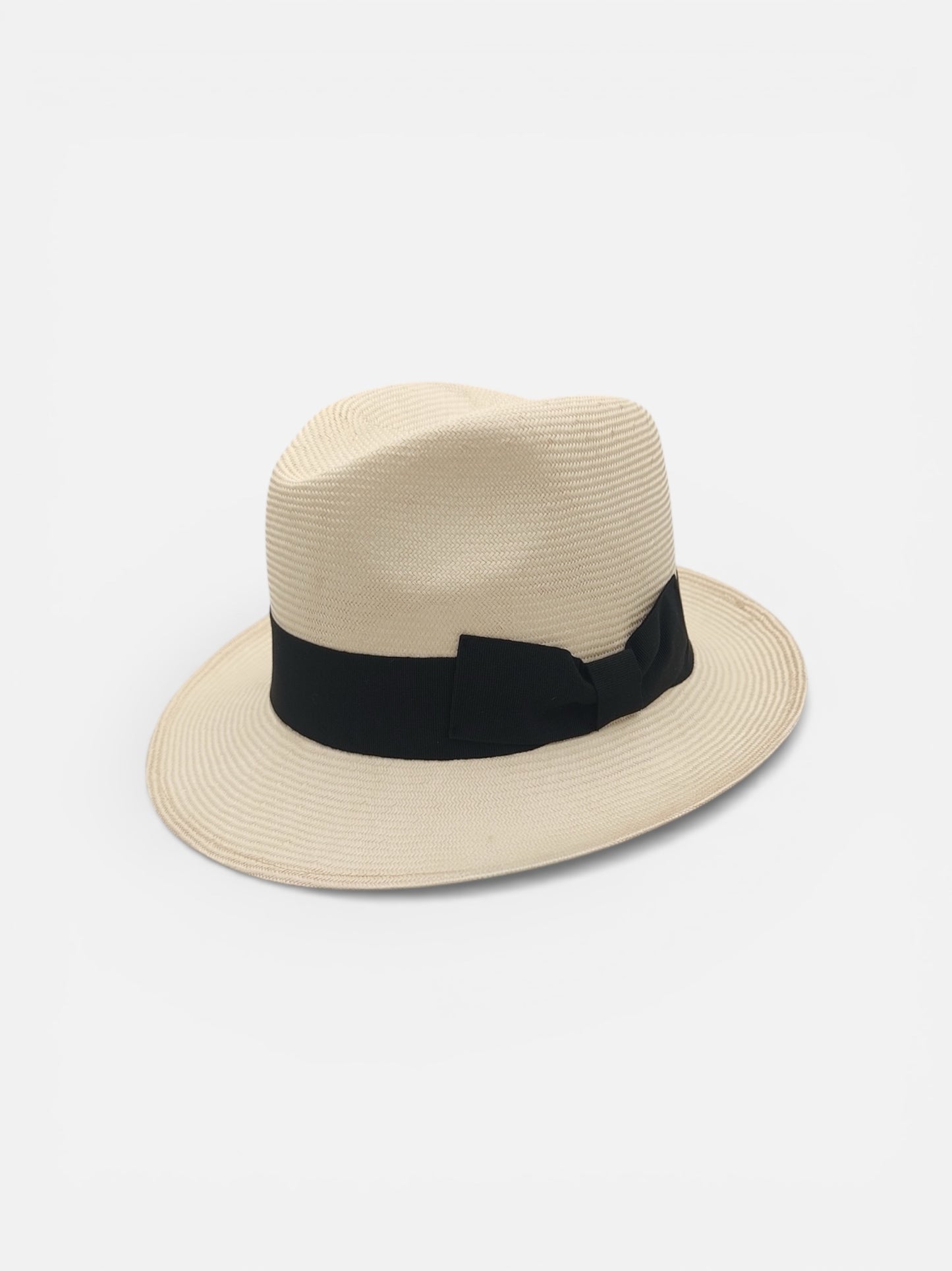 Cappello Fedora uomo in Sisal, artigianato italiano Bertacchi