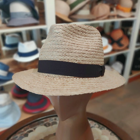 Fine braid fedora